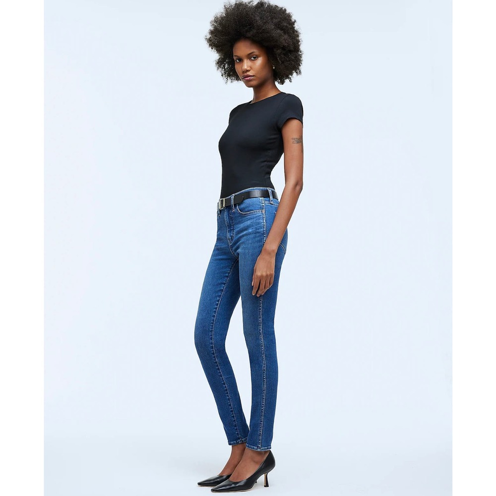 MADEWELL Faulkner Wash Blue 10" High-Rise Skinny Jeans NWOT Size 26